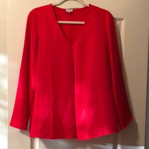 Red blouse